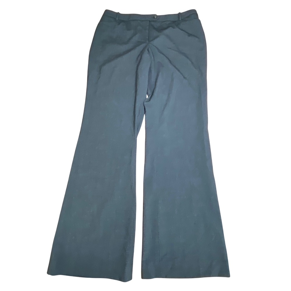 Calvin Klein Modern Fit Wide Leg Dress Pants Charcoal Gray‎ Womens 12 Dry Clean